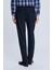 Lacivert Dinamik Fit Desenli Yandan Cepli Casual Jogger Pantolon 4