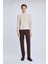 Bej Regular Fit Jakarlı Yarım Balıkçı Yaka Sweatshirt 2
