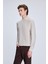 Taş Regular Fit Jakarlı Yarım Balıkçı Yaka Sweatshirt 3