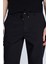 Siyah Dinamik Fit Desenli Yandan Cepli Casual Jogger Pantolon 3