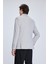 Gri Comfort Fit Desenli Mono Yaka Klasik Ceket 5