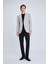 Gri Slim Fit Mono Yaka Casual Ceket 2