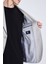 Gri Slim Fit Mono Yaka Casual Ceket 4