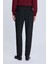 Siyah Dinamik Fit Desenli Yandan Cepli Casual Jogger Pantolon 4