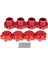 4 Adet/takım 1/8 Rc Model Araba 17 mm Metal Kaplin Toz Kapağı ile Hpı Hsp 94762 9408 1/8 Rc Araba Parçaları Mavi (Yurt Dışından) 4