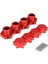 4 Adet/takım 1/8 Rc Model Araba 17 mm Metal Kaplin Toz Kapağı ile Hpı Hsp 94762 9408 1/8 Rc Araba Parçaları Mavi (Yurt Dışından) 5