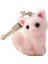 1 Adet Sevimli 3D Akın Kitten Anahtarlık Kedi Çift Cep Telefonu Kolye Araba Anahtarlık Kulaklık Sırt Çantası Charms Çanta Dekor Renk: Pembe (Yurt Dışından) 1