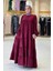 Katlı Salaş Elbise 6023 Bordo 1