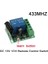 12 V 1ch Röle Alıcı Modülü Kontrol 433 Mhz Kablosuz Işık Anahtarı Kilit Kapısı Için Uzaktan Kumanda (1rc 1A 1c) (Yurt Dışından) 4