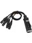 RJ45 Cat5 Ekranlı Kablo 4 Kanal 3-Pin Xlr Dişi Konnektörler Sahne Stüdyosu Için Çoklu Ağ Alıcı Kablosu (Yurt Dışından) 1
