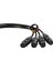 RJ45 Cat5 Ekranlı Kablo 4 Kanal 3-Pin Xlr Dişi Konnektörler Sahne Stüdyosu Için Çoklu Ağ Alıcı Kablosu (Yurt Dışından) 5