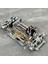 Mini-Q 1/28 Rc Drift Araba Yükseltme Parçaları Için Metal Arka Tekerlek Kupası Montajı, Gümüş (Yurt Dışından) 2