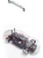 Mini-Q 1/28 Rc Drift Araba Yükseltme Parçaları Için Metal Arka Tekerlek Kupası Montajı, Gümüş (Yurt Dışından) 5