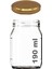 190 ml Metal Gold Kapaklı Konserve Kavanozu 190 cc Şeffaf Bebek Mama Kavanoz 1 Adet 1