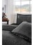 Antrasit Noir Çift Kişilik Lastikli Fitted Çarşaf Nevresim Takımı 5250 6