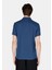 Regular Fit Polo Yaka Düz Erkek Mavi Kısa Kol Tişört CL1073960 2
