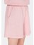 Regular Fit Orta Bel Düz Kadın Pembe Şort CL1073155 5