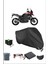 Honda Vfr 1200 X Crosstourer Dct Için Kilit Uyumlu Siyah Motosiklet Branda, Güvenli, Su Geçirmez 1