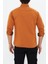 Erkek Hardal Slim Fit Dar Kalıp Çift Cepli Pamuklu Kot Gömlek 5