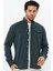 Erkek Neft Slim Fit Dar Kalıp Çift Cepli Pamuklu Kot Gömlek 1