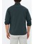 Erkek Neft Slim Fit Dar Kalıp Çift Cepli Pamuklu Kot Gömlek 4