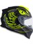 Dinamo Fighter Mat Siyah-Antrasit-Sarı Kask 1