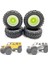 4 Adet 1.0 Lastikler ve Metal Beadlock Jant Seti 1/24 Rc Paletli Araba Eksenel SCX24 Fms FCX24 ENDURO24 Parçaları, Yeşil (Yurt Dışından) 3