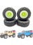 4 Adet 1.0 Lastikler ve Metal Beadlock Jant Seti 1/24 Rc Paletli Araba Eksenel SCX24 Fms FCX24 ENDURO24 Parçaları, Yeşil (Yurt Dışından) 5