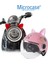 Motosiklet Kask Vb Eşyalar Için Sevimli Ilginç Dıy Yapışkanlı Karakter ve Parçalar Kedi Kulağı Seti - AL5011 4