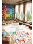 Mandala Desenli Yoga Meditasyon Halısı Kaymaz Tabanlı Dijital Baskılı Yıkanabilir Pati Dostu 1