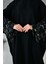 Kolları Aksesuar Garnili Abaya Ferace 2
