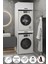Çamaşır Makinesi Dolabı Kurutma Makinesi Dolabı Banyo Dolabı Irmak Beyaz 1