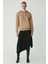 Modest Abelia Kadın Içi Polarlı Yumuşacık Kalın Kumaşlı Kapüşonlu Comfort Fit Vizon Sweatshirt 2