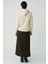Ethiquet Cherish Kadın İçi Polarlı Yumuşak Kalın Kumaşlı Kapüşonlu Fermuarlı Comfort Fit Vanilya Sweatshirt 6