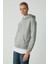 Modest Abelıa Kadın Pamuklu Içi Polarlı Yumuşacık Kalın Kumaşlı Kapüşonlu Örme Grimelanj Sweatshirt 4