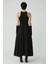 Modest Joyce Kadın Slim Fit Dar Kalıp Sıfır Kol Bisiklet Yaka Örme Crop Siyah Atlet 7