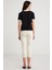 Modest Ashley Kadın %100 Organik Pamuk Regular Fit Normal Kalıp Bisiklet Yaka Siyah T-shirt 4
