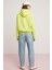 Modest Diane Kadın Içi Polarlı Yumuşacık Comfort Fit Kapüşonlu Yeşil Sweatshirt 6