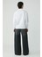 Modest Alfreda Kadın Pamuklu Içi Polarlı Yumuşacık Yuvarlak Yaka Comfort Fit Basıc Beyaz Sweatshirt 6