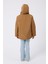 Kız Çocuk Taba Kürklü Su ve Rüzgar Geçirmez Kapüşonlu 3 Kışlık Mont & Kaban & Parka FMPÇ-110-K 4