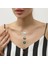 Jewelry 14 Ayar Altın Taşlı Mavi Mineli Kuzey Yıldızlı Kolye KRS-N134-14GNZ 2