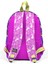 Minik Yuva Sırt Çantası Mor Pembe Bisikletli Kız Desenli Iki Bölmeli 23569 3