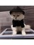 Kedi Köpek için Siyah Kapüşonlu Sweatshirt 2