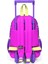 Minik Yuva Çekçekli Sırt Çantası Mor Pembe Bisikletli Kız Desenli Iki Bölmeli 24069 4