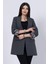 Leopar Desen Astarlı Oversize Trend Ceket 8609 1