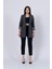Leopar Desen Astarlı Oversize Trend Ceket 8609 4