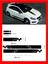 Oto Kaput-Marşpiyel-Yan Ayna Sticker 5 Li Set 180*10*1,5-90*13 cm 1