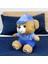 Hugs Baby Mavi Elbiseli Peluş Ayıcık 38CM 1