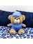 Hugs Baby Mavi Elbiseli Peluş Ayıcık 38CM 4