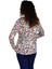 Kadın Çiçek Baskılı Düğmeli Viscon Bluz BGL-ST04275 4